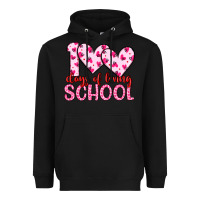 Black 100 days of loving school Heavyweight Hoodie - Artiststas