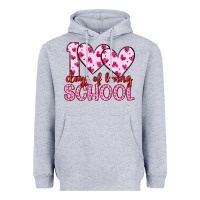 Heather Grey 100 days of loving school Heavyweight Hoodie - Artiststas