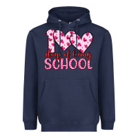 Navy 100 days of loving school Heavyweight Hoodie - Artiststas