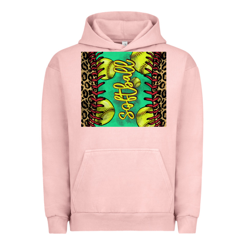 Softball Leopard Urban Hoodie by NancyCooperArtShop | Teevron