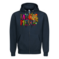 Navy taco fiesta Zipper Hoodie - CTS Tumbler Store