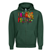 Sports Green taco fiesta Zipper Hoodie - CTS Tumbler Store