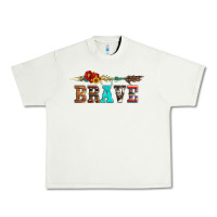 Pistachio brave and aztec wood sunflower with arrow Urban Heavy Tee - Artiststas