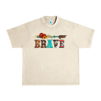 Sandshell brave and aztec wood sunflower with arrow Urban Heavy Tee - Artiststas