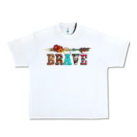 White brave and aztec wood sunflower with arrow Urban Heavy Tee - Artiststas