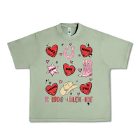 Oil Green howdy valentine copy Urban Heavy Tee - MaliasSmallBusiness