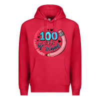 Cardinal happy 100 days of school Premium Hoodie - MaliasSmallBusiness