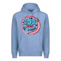 Colony Blue happy 100 days of school Premium Hoodie - MaliasSmallBusiness
