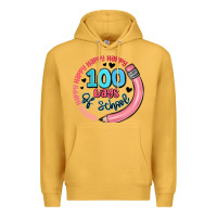 Mustard happy 100 days of school Premium Hoodie - MaliasSmallBusiness