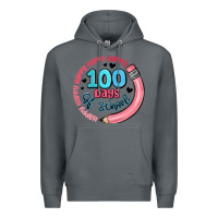Rock happy 100 days of school Premium Hoodie - MaliasSmallBusiness
