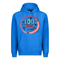 True Royal happy 100 days of school Premium Hoodie - MaliasSmallBusiness