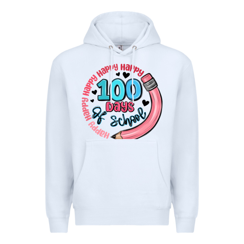 Happy 100 Days Of School Premium Hoodie by MaliasSmallBusiness | Teevron