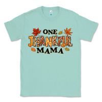 Seafoam one thankful mama Classic Tee - texasbilliewilder