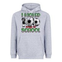 Heather Grey i kicked 100 days of school Heavyweight Hoodie - Artiststas