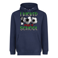 Navy i kicked 100 days of school Heavyweight Hoodie - Artiststas