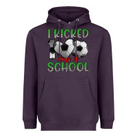 Plum i kicked 100 days of school Heavyweight Hoodie - Artiststas