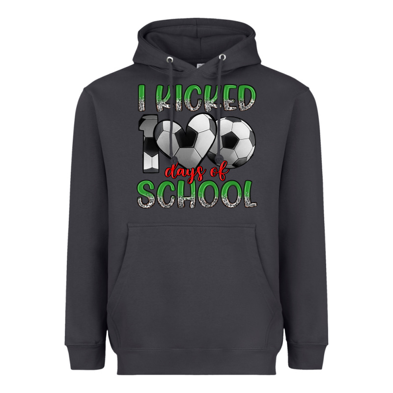 I Kicked 100 Days Of School Heavyweight Hoodie by Artiststas | Teevron