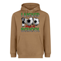 Toasted Coconut i kicked 100 days of school Heavyweight Hoodie - Artiststas