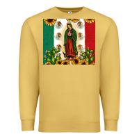 Antique Gold our lady of guadalupe Premium Sweatshirt - JahusDesignShop