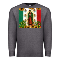 Charcoal Heather our lady of guadalupe Premium Sweatshirt - JahusDesignShop