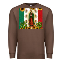 Chestnut our lady of guadalupe Premium Sweatshirt - JahusDesignShop