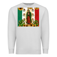 Dove Grey our lady of guadalupe Premium Sweatshirt - JahusDesignShop