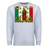 Heather Grey our lady of guadalupe Premium Sweatshirt - JahusDesignShop