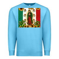 Ocean Blue our lady of guadalupe Premium Sweatshirt - JahusDesignShop