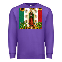 Purple our lady of guadalupe Premium Sweatshirt - JahusDesignShop