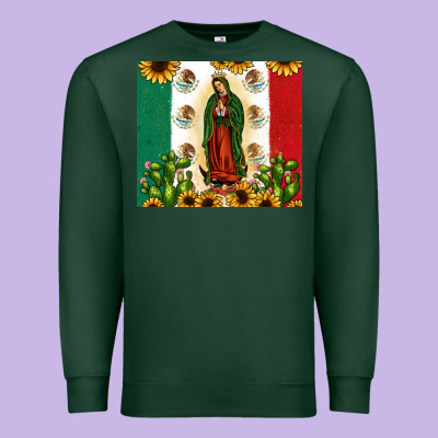 Our Lady Of Guadalupe Premium Sweatshirt Designed By Jahusdesignshop