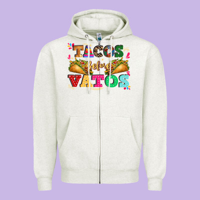 Tacos Before Vatos Zipper Hoodie Designed By Cts Tumbler Store