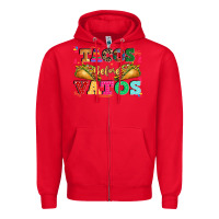 Red tacos before vatos Zipper Hoodie - CTS Tumbler Store