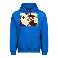 Cobalt brown cowhide background Urban Hoodie - NancyCooperArtShop