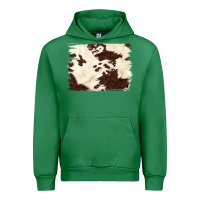 Emerald brown cowhide background Urban Hoodie - NancyCooperArtShop