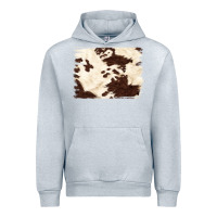 Heather Grey brown cowhide background Urban Hoodie - NancyCooperArtShop