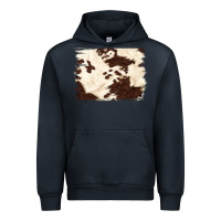 Navy brown cowhide background Urban Hoodie - NancyCooperArtShop