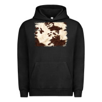 Pigment Black brown cowhide background Urban Hoodie - NancyCooperArtShop