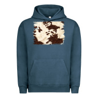 Pigment Midnight Navy brown cowhide background Urban Hoodie - NancyCooperArtShop