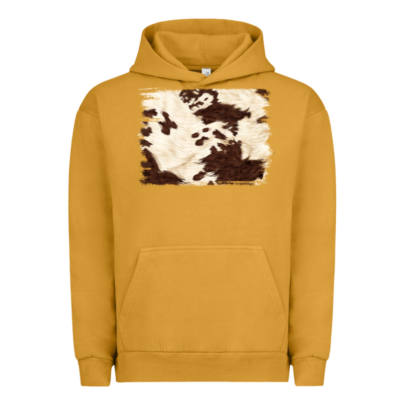 Brown Cowhide Background Urban Hoodie by NancyCooperArtShop | Teevron