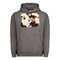 Pigment Tornado brown cowhide background Urban Hoodie - NancyCooperArtShop