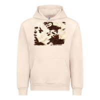 Sandshell brown cowhide background Urban Hoodie - NancyCooperArtShop