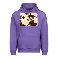 Tulip brown cowhide background Urban Hoodie - NancyCooperArtShop