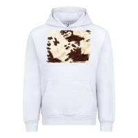 White brown cowhide background Urban Hoodie - NancyCooperArtShop