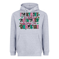 Heather Grey floral i am street so look both ways before you cr Heavyweight Hoodie - AdoDesignShop
