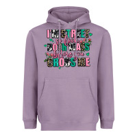 Lavender floral i am street so look both ways before you cr Heavyweight Hoodie - AdoDesignShop