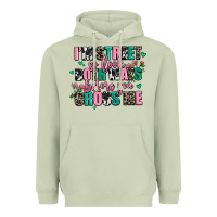 Matcha floral i am street so look both ways before you cr Heavyweight Hoodie - AdoDesignShop