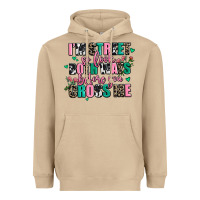 Mushroom floral i am street so look both ways before you cr Heavyweight Hoodie - AdoDesignShop