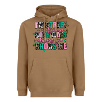 Toasted Coconut floral i am street so look both ways before you cr Heavyweight Hoodie - AdoDesignShop