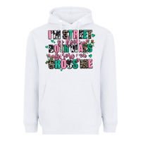 White floral i am street so look both ways before you cr Heavyweight Hoodie - AdoDesignShop