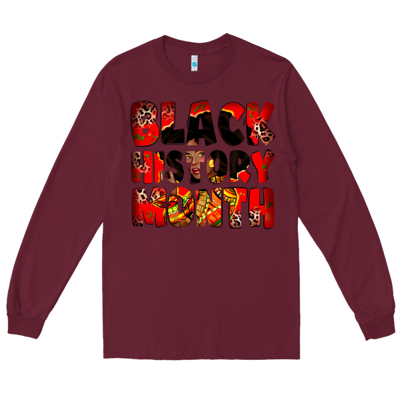Black History Month Long Sleeve Tee by Zillion Design Studio | Teevron